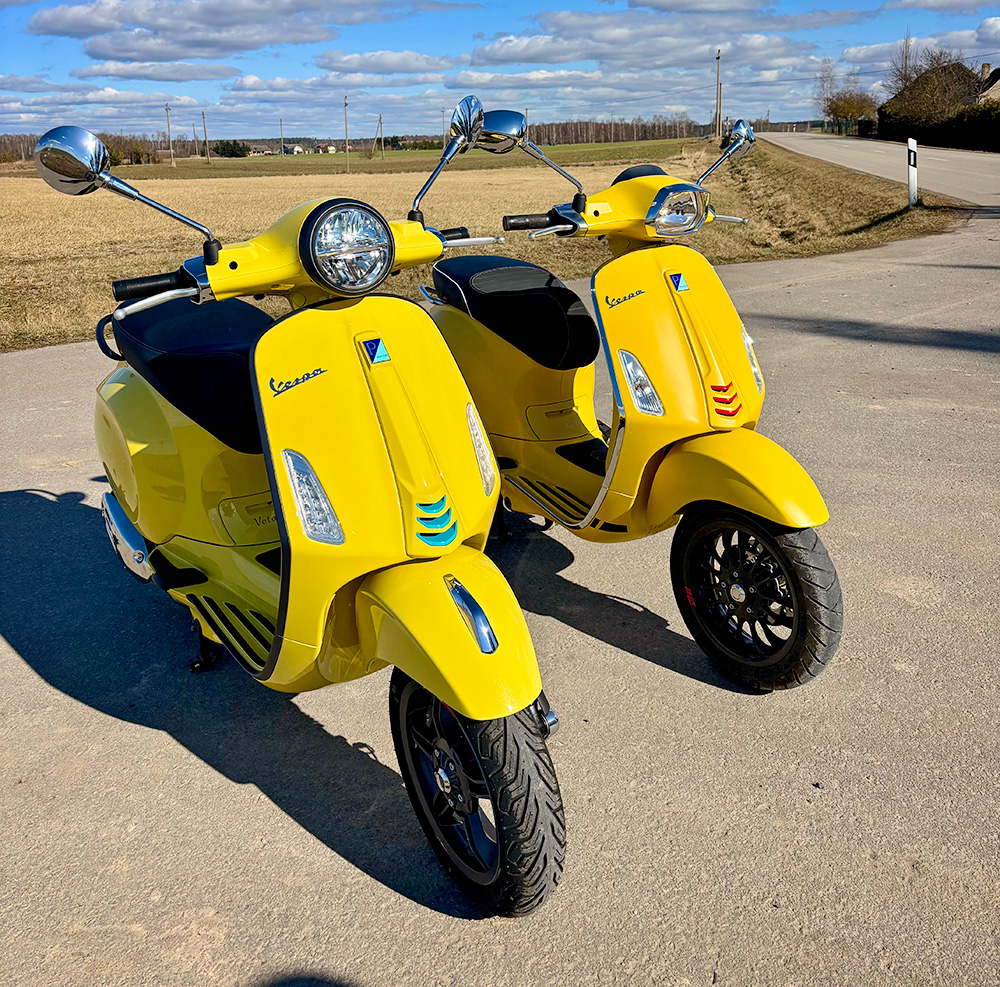 Geltona vespa