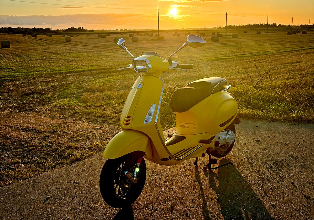Vespa keliuose